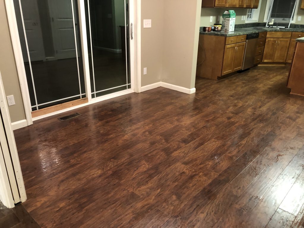 Brand new wood floors